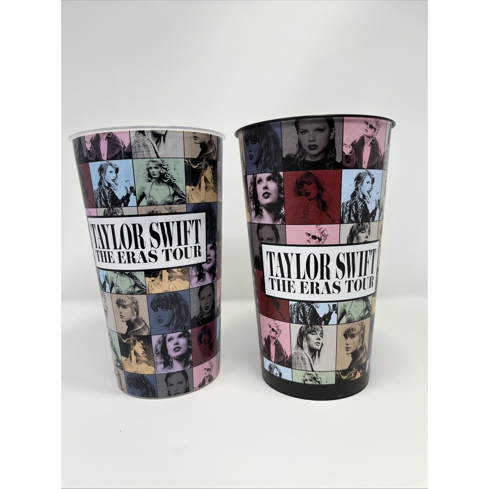 2 Taylor Swift Official The Eras Tour AMC Movie Popcorn Souvenir Cups